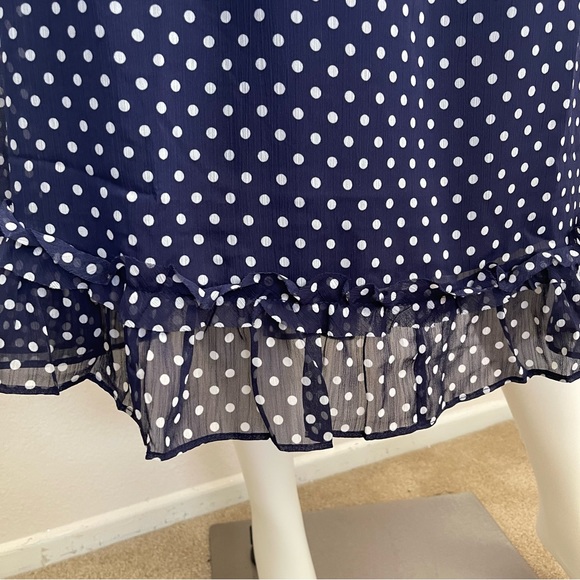 1.State 2X Navy blue polkadot skirt new with tag - Picture 7 of 15